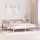 vidaXL Ramka łóżka Brązowy 200 x 200 cm Lite drewno sosnowe (872176) 5