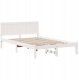 vidaXL Ramka łóżka Biały 120 x 200 cm Lite drewno sosnowe (872192) 2