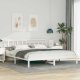 vidaXL Ramka łóżka Z zagłówkiem Biały 200 x 200 cm Lite drewno sosnowe (872219) 6