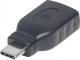 Adapter USB Manhattan USB-C - USB Czarny  (354646) 1