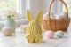 Dekoracja świąteczna Cotton World Dekoracja wielkanocna Wielkanocny Zajączek figurka zajączka 3D - żółty 3
