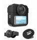 Puluz Zestaw 3w1 Etui Pokrowiec Futerał + Osłona Dekielek + Pasek Do Gopro Max 2 / Max2 / Pu1099b 1