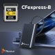 Czytnik Reagle Czytnik Kart CFExpress Typ B USB 3.2 Gen 2 do 2TB 10 Gb/s 2w1 USB C REAGLE 4