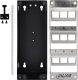 Delock InLine® Rozdzielacz 9-Port Cat.6A Ściana/ szyna w tym moduły Keystone 3