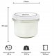 Cup&You PERSONALIZOWANA ręcznie robiona świeca sojowa zapachowa w szkle 25h palenia 150ml - prezent upominek dla kobiety faceta mamy taty babci dziadka 4