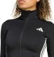 Adidas Bluza damska adidas Workout Essentials 3-Stripes Zip Through czarna KB7843 XS 4