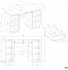 Biurko 4HouseDesign Kuba Białe 130 cm x 51 cm 6