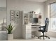 Biurko 4HouseDesign Zestaw biuro Z. KUBA Drift Zes Biały Niebieski 2