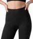 Carpatree Damskie legginsy getry Carpatree Rib profile midnight black 2