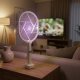 NO PEST Elektryczna Łapka Packa Lampa Owadobójcza UV Led 2w1 na Komary Muchy Muszki Osy Paletka Rażąca Prądem 3000V 11