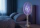 NO PEST Elektryczna Łapka Packa Lampa Owadobójcza UV Led 2w1 na Komary Muchy Muszki Osy Paletka Rażąca Prądem 3000V 9