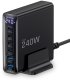Ładowarka Tech-Protect TECH-PROTECT DC240W-GAN 6-PORT DESKTOP CHARGER PD 240W / QC3.0 BLACK 2