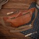 Belveder Duża Brązowa Saszetka Nerka Crossbody vintage B-FB1G 5