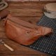 Belveder Duża Brązowa Saszetka Nerka Crossbody vintage B-FB1G 6