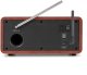 Radio Audizio Radio internetowe DAB+ Dozza brązowe Audizio one size 5