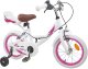 vidaXL vidaXL Rower Dziecięcy 14 Cali dla dzieci w wieku 3-5 lat Biały 2