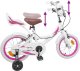 vidaXL vidaXL Rower Dziecięcy 14 Cali dla dzieci w wieku 3-5 lat Biały 7