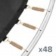 Rebel Trampolina Rebel Active PRO 8ft/244 cm, siatka, drabinka 3