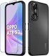 krainaGSM Do Oppo A78 5G|A58 5G Matowe Silicone Case Satynowe Plecki + Szkło 9H 1