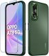 krainaGSM Do Oppo A78 5G|A58 5G Matowe Silicone Case Satynowe Plecki + Szkło 9H 1