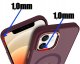 krainaGSM Etui Do Iphone 12 | 12 Pro Do Magsafe Matowe Matt Case + Szkło Na Ekran 9H 2
