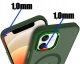 krainaGSM Etui Do Iphone 12 | 12 Pro Do Magsafe Matowe Matt Case + Szkło Na Ekran 9H 2