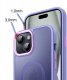 krainaGSM Etui Do Iphone 15 Plus Do Magsafe Matowe Matt Case + Szkło Na Ekran 9H 3