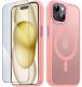 krainaGSM Etui Do Iphone 15 Plus Do Magsafe Matowe Matt Case + Szkło Na Ekran 9H 1