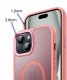 krainaGSM Etui Do Iphone 15 Plus Do Magsafe Matowe Matt Case + Szkło Na Ekran 9H 3