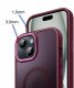 krainaGSM Etui Do Iphone 15 Plus Do Magsafe Matowe Matt Case + Szkło Na Ekran 9H 3