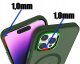 krainaGSM Etui Do Iphone 14 Pro Max Do Magsafe Matowe Matt Case + Szkło Na Ekran 9H 3