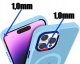 krainaGSM Etui Do Iphone 14 Pro Max Do Magsafe Matowe Matt Case + Szkło Na Ekran 9H 3