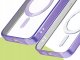 Hello Case Etui Do iPhone 16 Plus (Do Magsafe, Fioletowe, Metalowe, Clear) Szkło 5