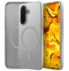Hello Case Etui Do Magsafe Do Samsung Galaxy A56 (Szare, Matowe, Silikonowe) Szkło 9