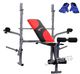 Hop-Sport Ławeczka pod sztangę z maszyną na nogi HS-1050 Hop Sport + rękawiczki treningowe GRATIS! Ławeczka pod sztangę z maszyną na nogi HS-1050 Hop Sport + rękaw uniw - 2000091025897 1