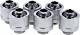 Alphacool Złączki choinkowe 1/4" - 16/10mm, 6szt. srebrne (17235) 1
