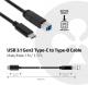 Kabel USB Club 3D USB-C - USB-B 1 m Czarny (CAC-1524) 3