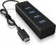 HUB USB Icy Box 4x USB-A 3.0 (IB-HUB1409-C3) 1
