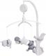 Babys Only Baby's Only, Karuzela grająca ze zwierzątkami, szara (BSO0852352) 1