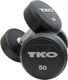 TKO hantel gumowany Pro 18kg czarny (K828RR-18) 1