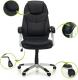 Krzesło biurowe CALVIANO Fotel Biurowy THORNET Czarny 4