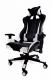 Fotel CALVIANO Gamer czarno-biały 14