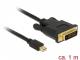 Kabel Delock DisplayPort Mini - DVI-D 1m czarny (83988) 2