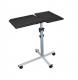 Techly mobilny stolik pod projektor i notebook z dwoma półkami czarny (101485) 4