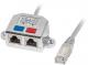 Lanberg rozdzielacz Lan RJ45 - 2x RJ45 FTP (AD-0026-S) 1
