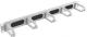 Lanberg Organizer kabli 19'' 1U Panel szczotkowany Typ B szary (AK-1203-S) 1