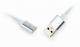 Kabel USB Gembird USB-A - USB-C + microUSB + Lightning 1 m Srebrny (CC-USB2-AMLM31-1M) 2