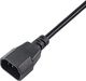 Kabel zasilający Akyga Przedłużacz, 1.8m, czarny (AK-PC-03A) 1