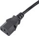 Kabel zasilający Akyga Przedłużacz, 1.8m, czarny (AK-PC-03A) 2