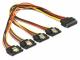 Delock SATA 15-pin - SATA 15-pin x4, 0.3m, Wielokolorowy (60157) 2